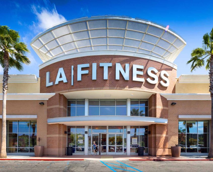 LA Fitness Entrance