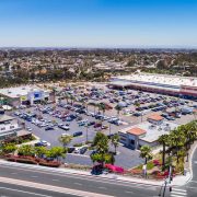 Imperial Marketplace arial shot with parking lot