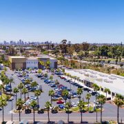 Imperial Marketplace arial shot with parking lot