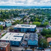 Aerial of Union 18 Apartments