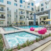 Pool area of VELA on Camelback