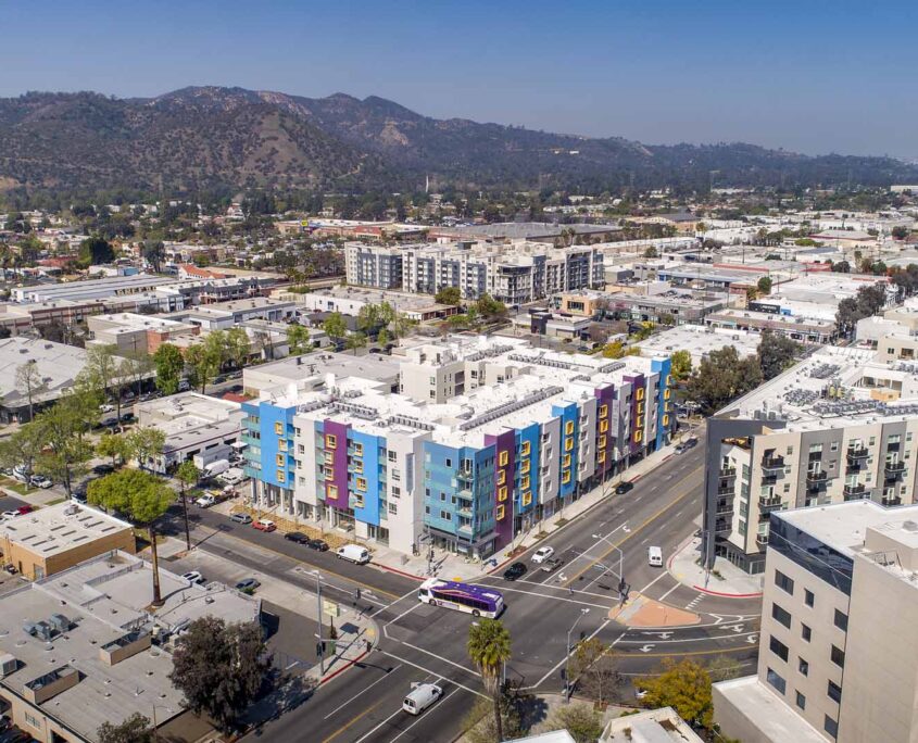 The Link Apartments Overhead View