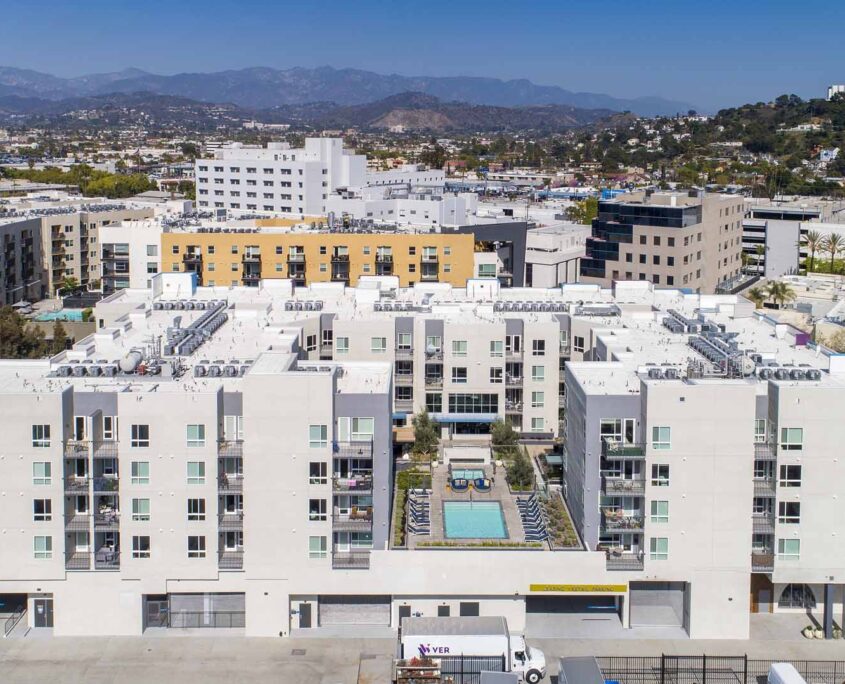 The Link Apartments Parking Entrance View